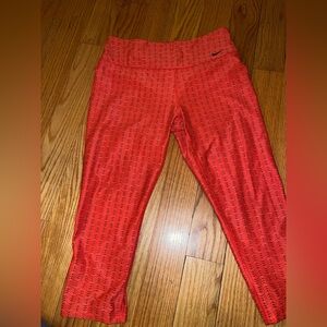 Nike Pink Pattern Leggings